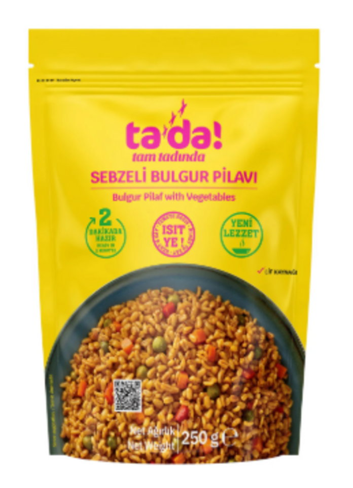 TADA SEBZELİ BULGUR PİLAVI 250 GR
